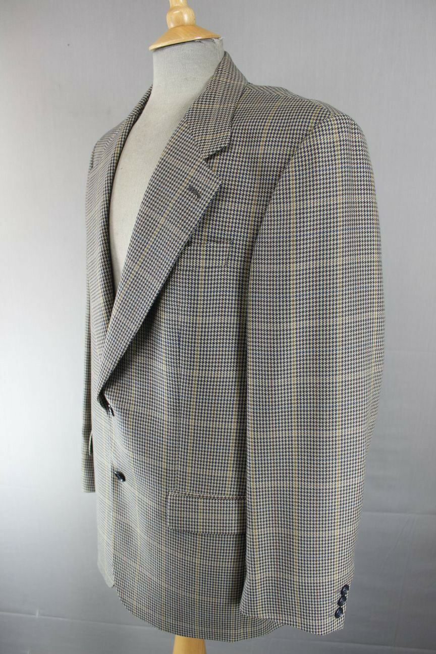 GURTEEN WOOL/POLYESTER LIGHTWEIGHT TWEED JACKET 40 INCH