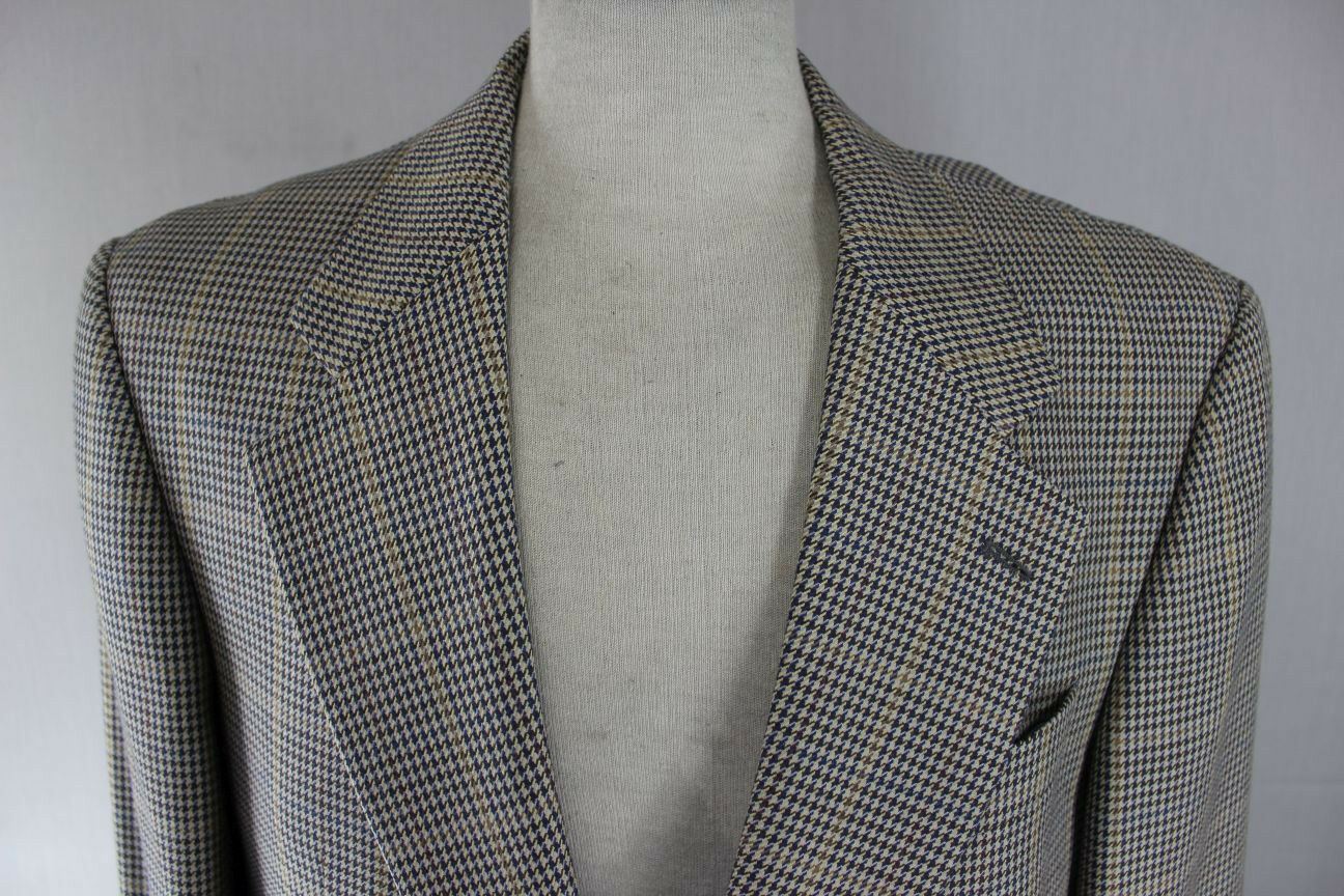 GURTEEN WOOL/POLYESTER LIGHTWEIGHT TWEED JACKET 40 INCH