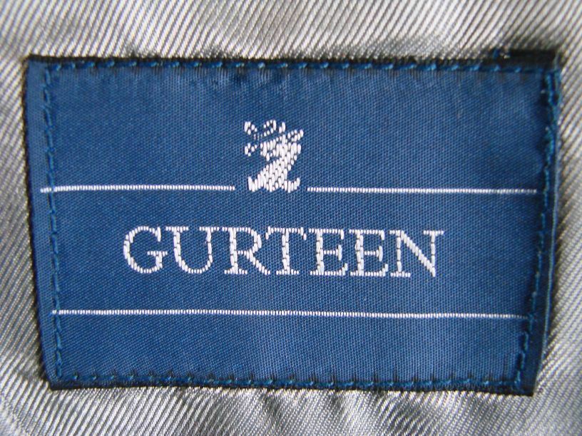 GURTEEN WOOL/POLYESTER LIGHTWEIGHT TWEED JACKET 40 INCH
