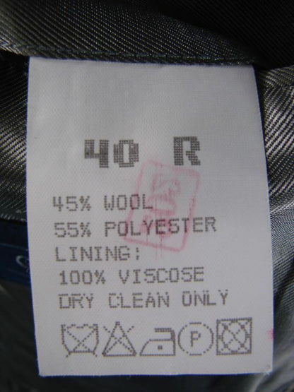 GURTEEN WOOL/POLYESTER LIGHTWEIGHT TWEED JACKET 40 INCH