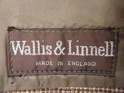 VINTAGE 1970's BROWN THORNPROOF TWIST TWEED JACKET 40 INCH