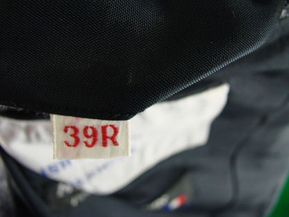 SUPERB CONDITION MICHEL JARDIN BLUE/GREY CHECKED TWEED JACKET 39 INCH