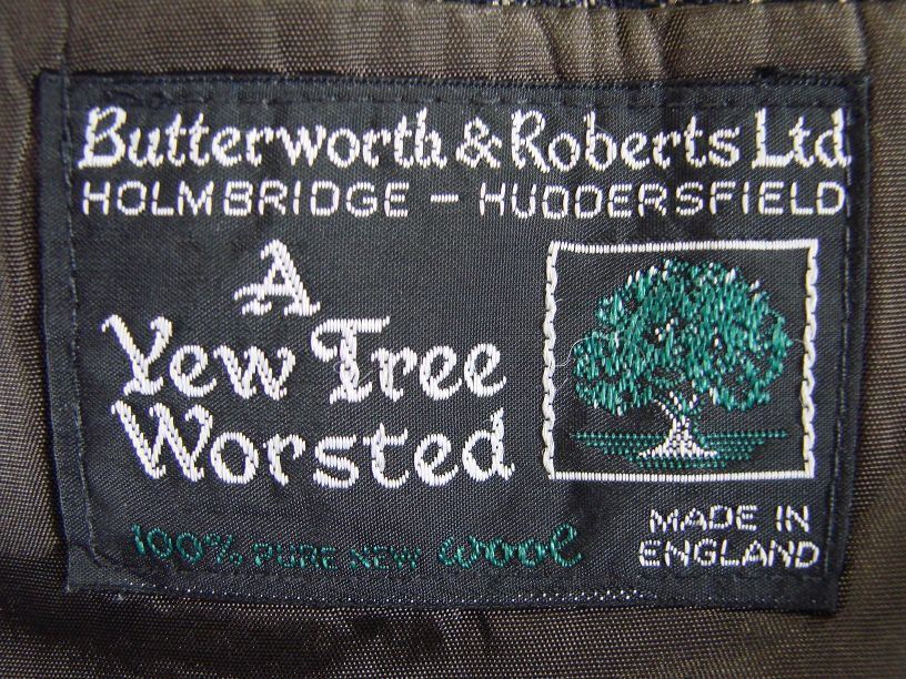 BRITISH MADE KILMAINE PURE WOOL WORSTED CHECKED TWEED JACKET 42 INCH