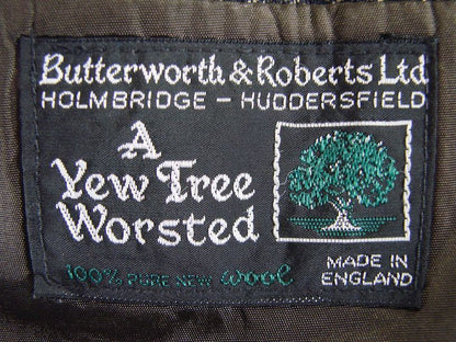 BRITISH MADE KILMAINE PURE WOOL WORSTED CHECKED TWEED JACKET 42 INCH