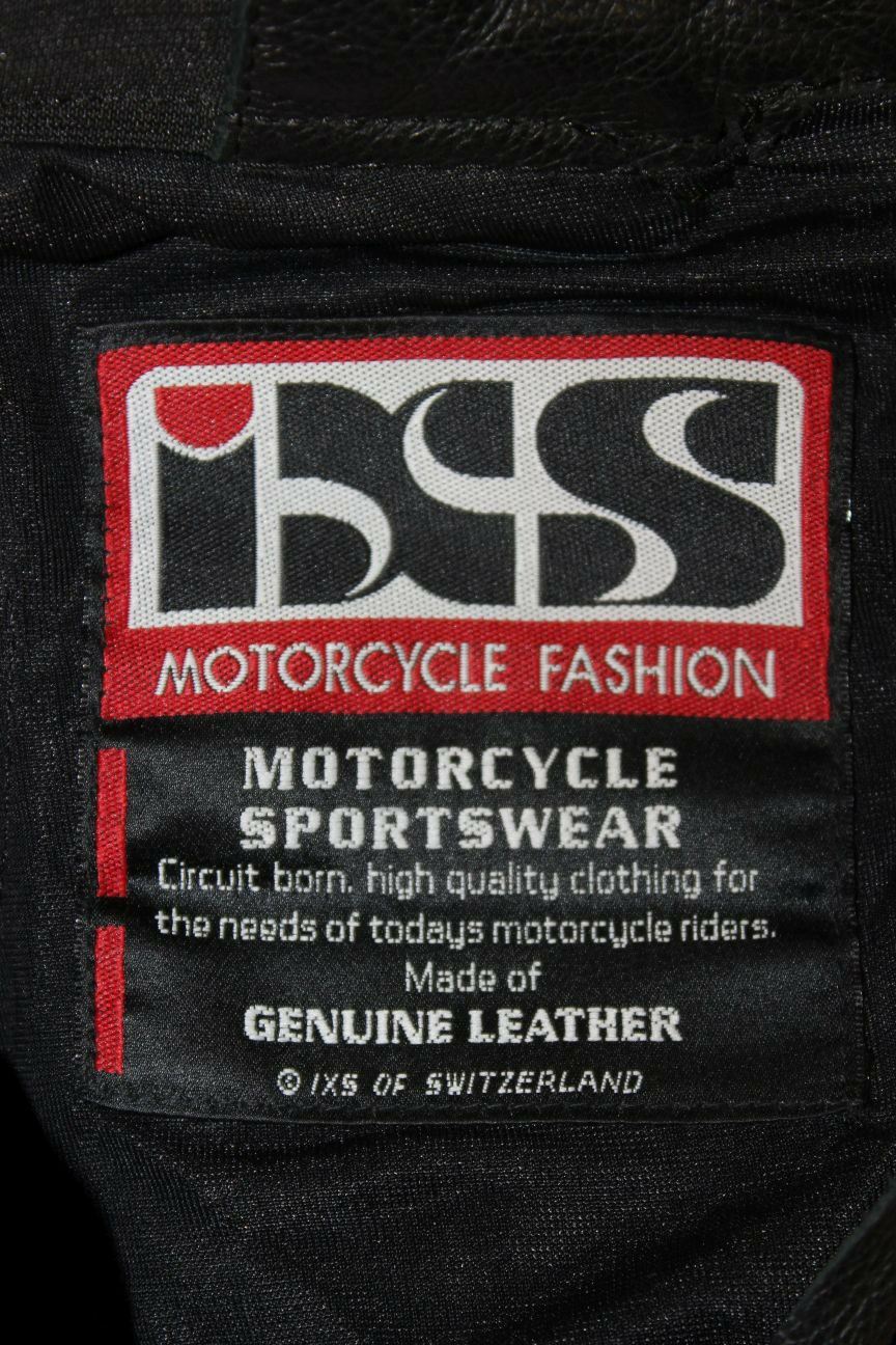 IXS BLACK LEATHER BIKER TROUSERS + CE ARMOUR: WAIST 28 INCH/INSIDE LEG 30 INCH
