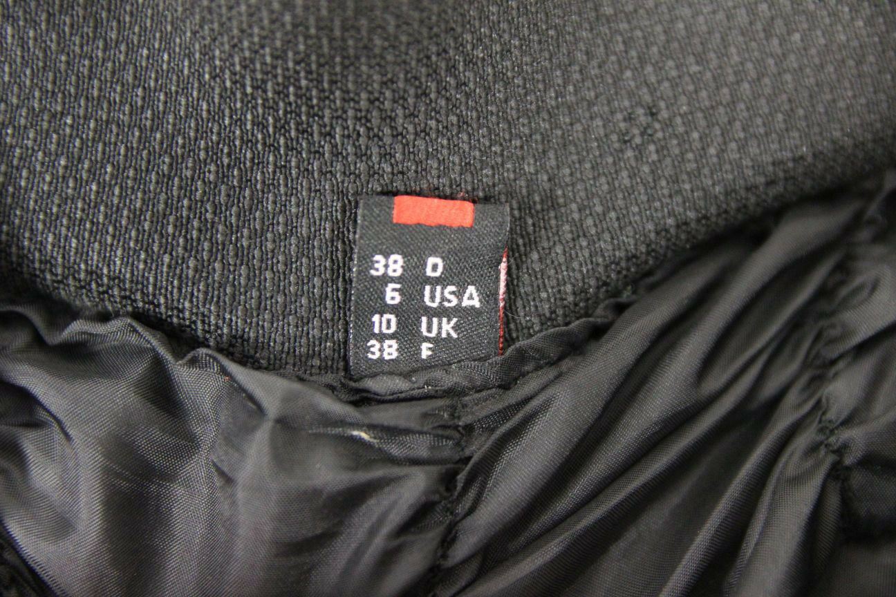 HEIN GERICKE LEATHER BIKER TROUSERS + CE ARMOUR SIZE 10: WAIST 28/INSIDE LEG 29"