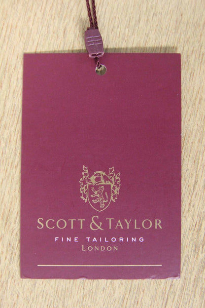 BNWT SCOTT & TAYLOR BLACK FORMAL SINGLE BUTTONED TUXEDO DINNER JACKET 40-42 INCH