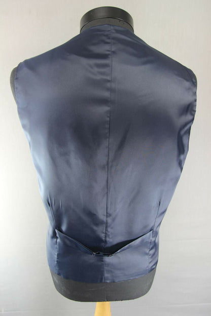 BRAND NEW GARETH SOUTHGATE ENGLAND STYLE BLUE WOOL RICH BLEND WAISTCOAT 36-56 IN