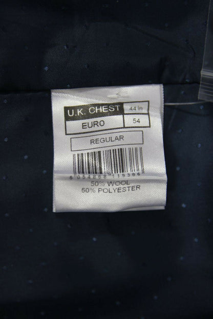BRAND NEW GARETH SOUTHGATE ENGLAND STYLE BLUE WOOL RICH BLEND WAISTCOAT 36-56 IN