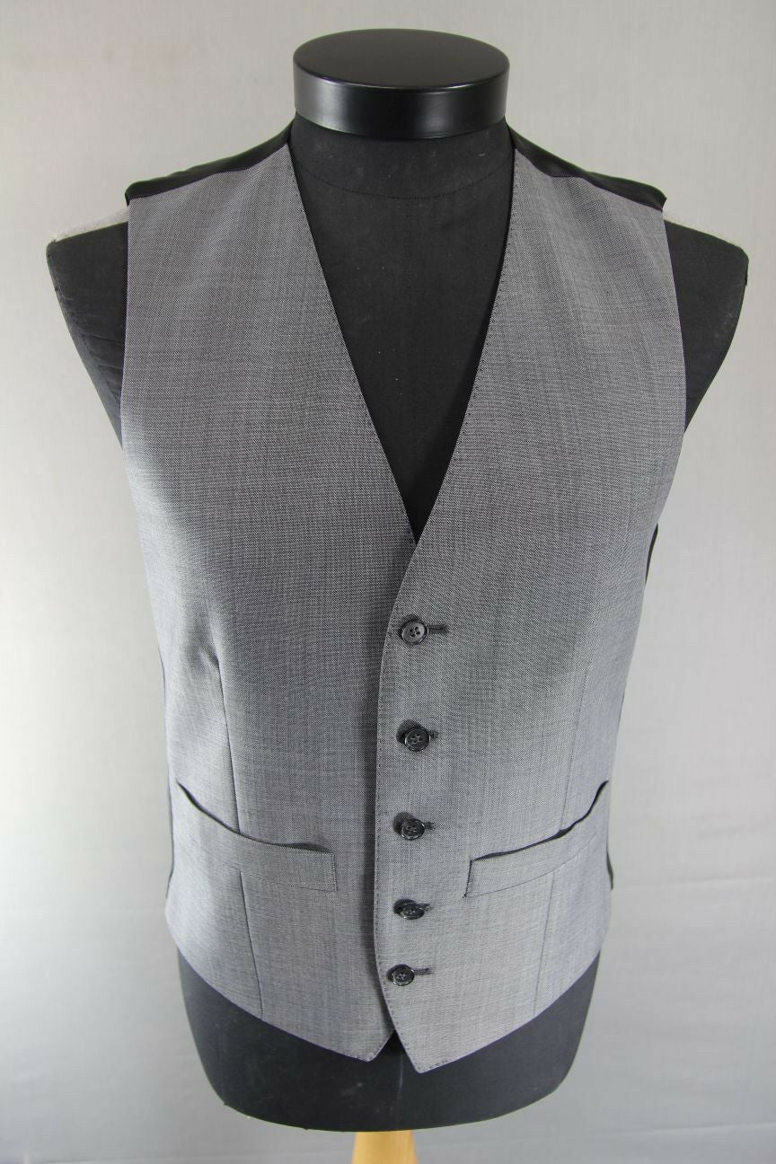 BRAND NEW GARETH SOUTHGATE ENGLAND STYLE WOOL RICH BLEND GREY WAISTCOAT 44 INCH