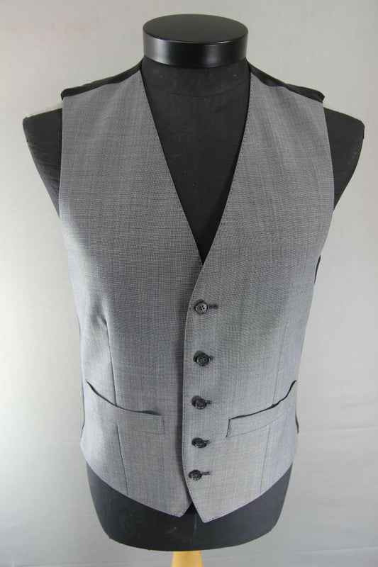 BRAND NEW GARETH SOUTHGATE ENGLAND STYLE WOOL RICH BLEND GREY WAISTCOAT 44 INCH