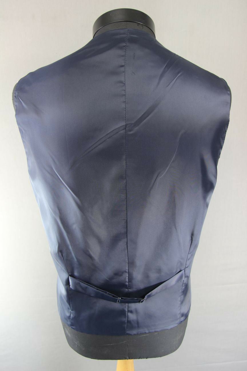 BRAND NEW GARETH SOUTHGATE ENGLAND STYLE WOOL RICH BLEND BLUE WAISTCOAT 46 INCH