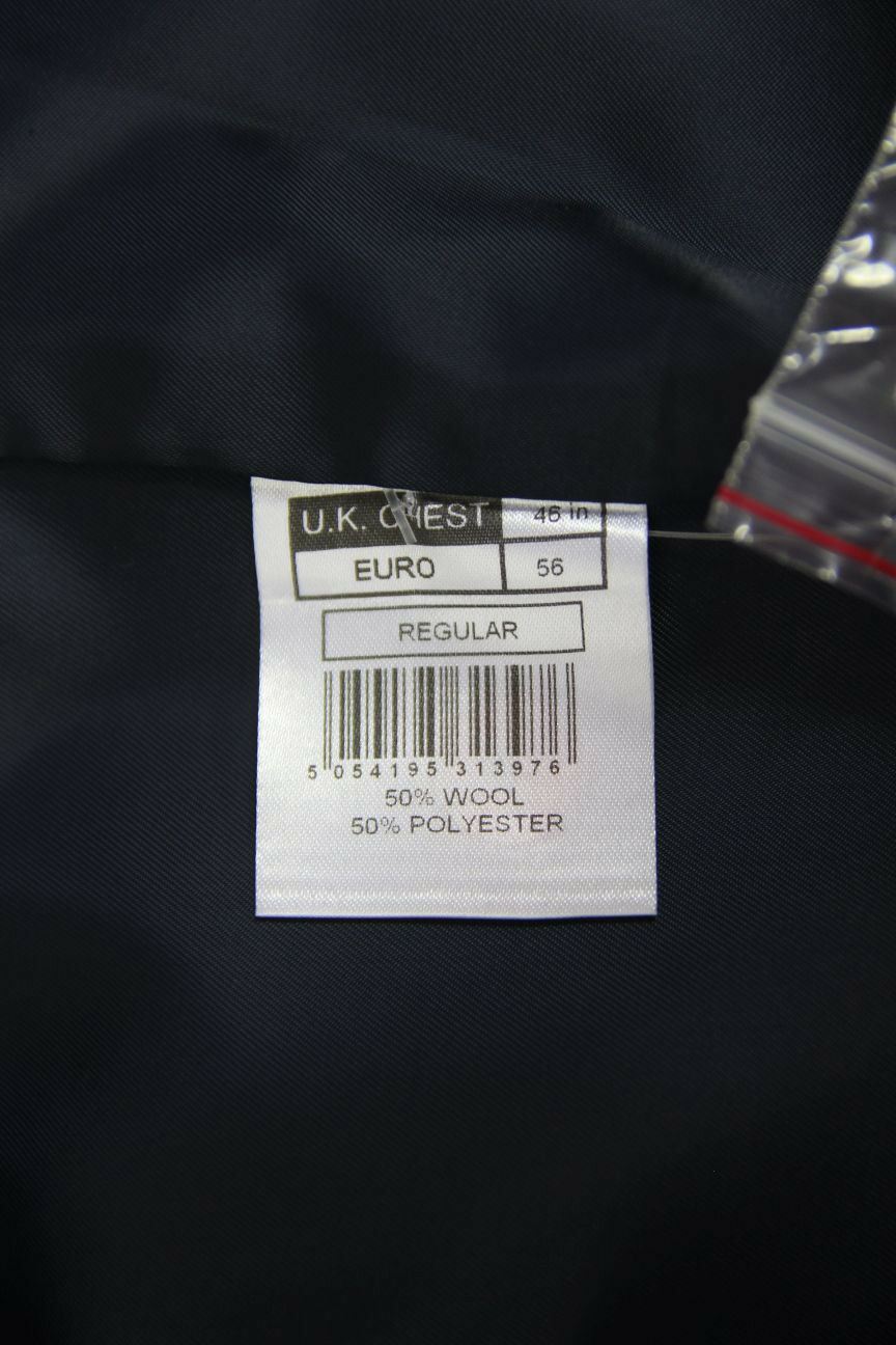 BRAND NEW GARETH SOUTHGATE ENGLAND STYLE WOOL RICH BLEND BLUE WAISTCOAT 46 INCH