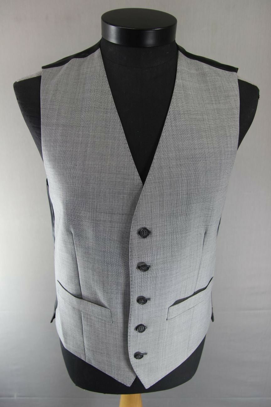 BRAND NEW GARETH SOUTHGATE ENGLAND STYLE WOOL RICH BLEND GREY WAISTCOAT 38 INCH