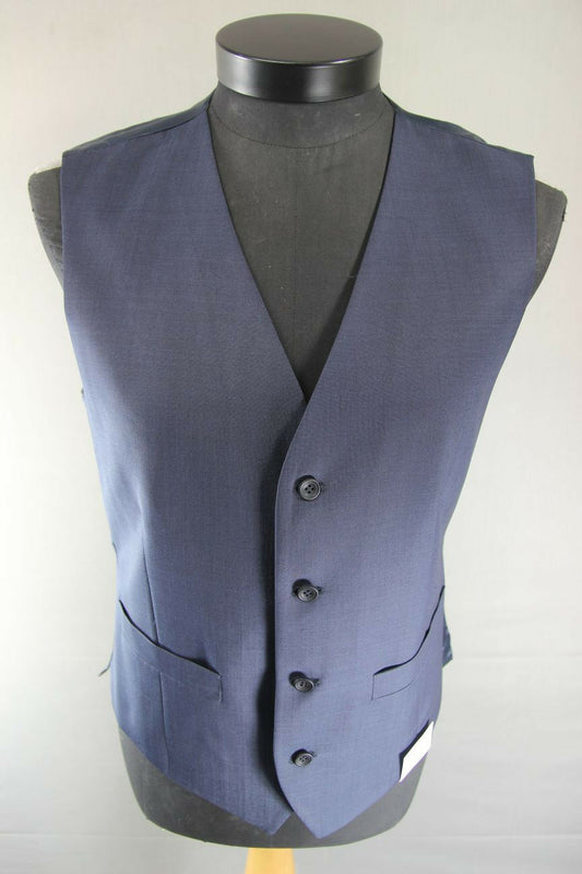 BRAND NEW GARETH SOUTHGATE ENGLAND STYLE WOOL RICH BLUE WAISTCOAT 40 IN: RRP £55
