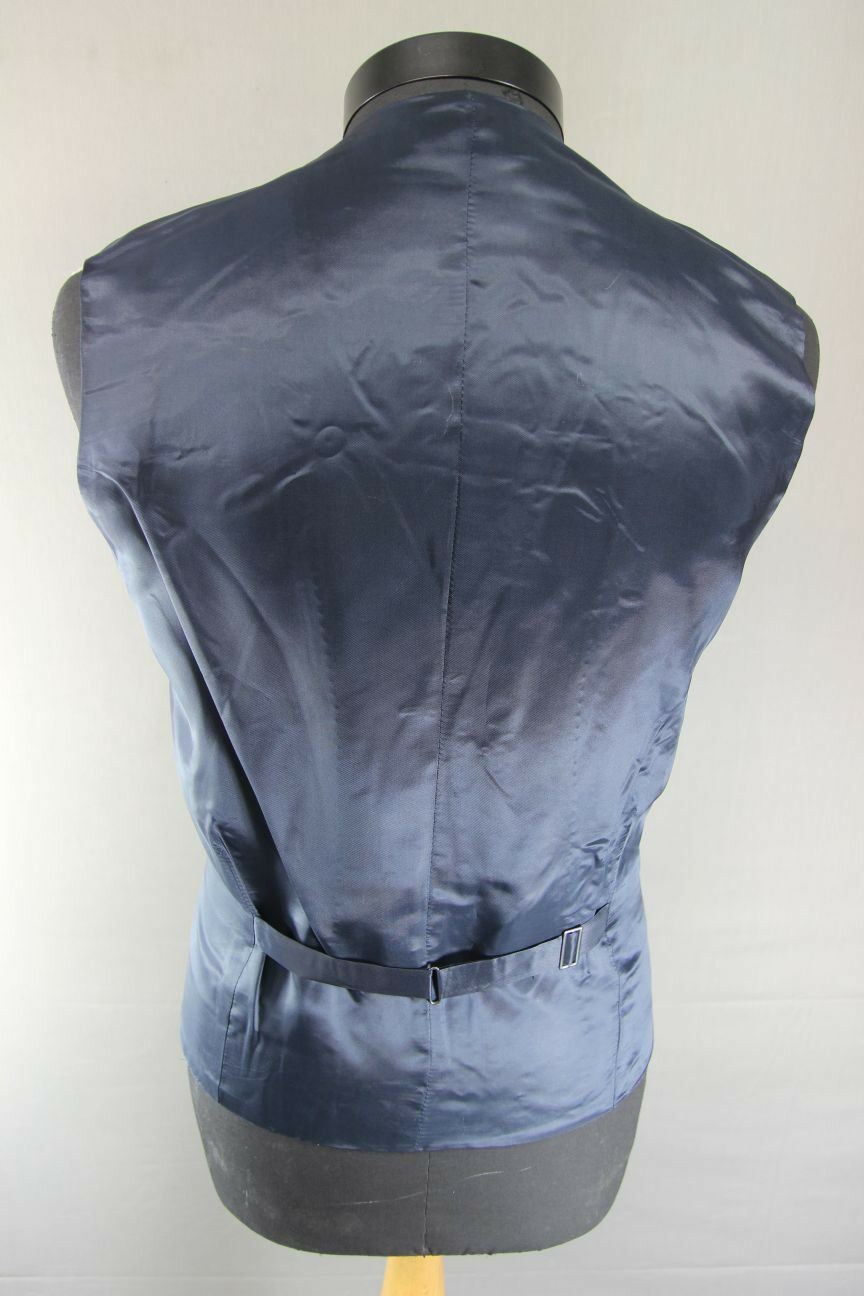 BRAND NEW GARETH SOUTHGATE ENGLAND STYLE WOOL RICH BLUE WAISTCOAT 40 IN: RRP £55