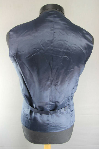 BRAND NEW GARETH SOUTHGATE ENGLAND STYLE WOOL RICH BLUE WAISTCOAT 40 IN: RRP £55