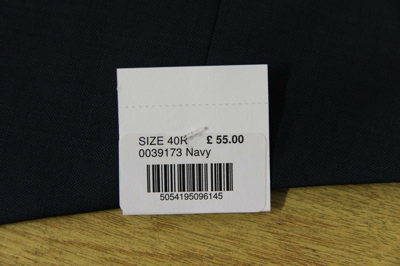 BRAND NEW GARETH SOUTHGATE ENGLAND STYLE WOOL RICH BLUE WAISTCOAT 40 IN: RRP £55