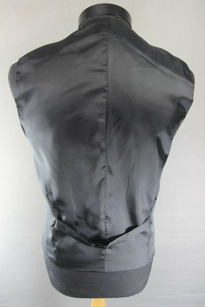 BRAND NEW GARETH SOUTHGATE ENGLAND STYLE WOOL RICH BLACK PINSTRIPE WAISTCOAT 40"