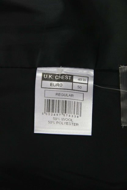 BRAND NEW GARETH SOUTHGATE ENGLAND STYLE WOOL RICH BLACK PINSTRIPE WAISTCOAT 40"