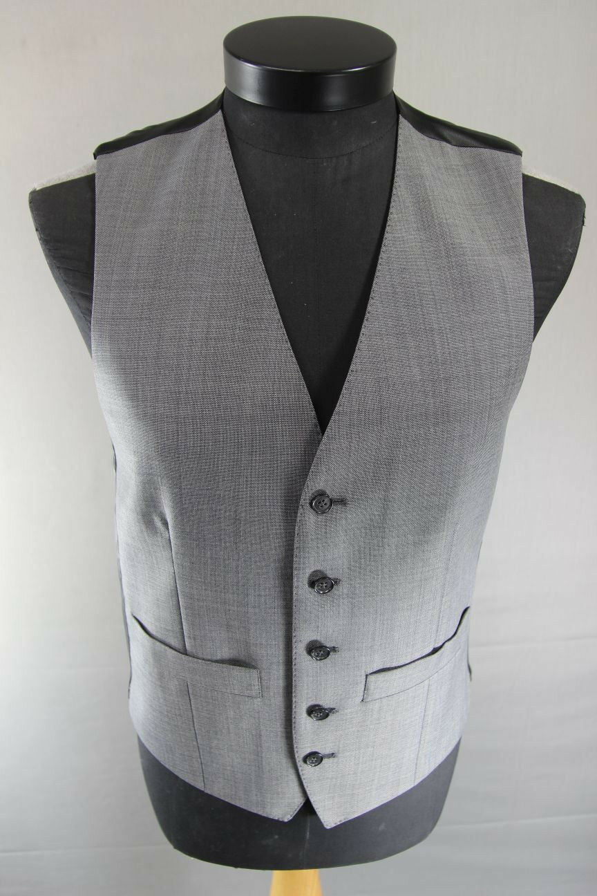 BRAND NEW GARETH SOUTHGATE ENGLAND STYLE WOOL BLEND GREY WAISTCOAT 36 INCH