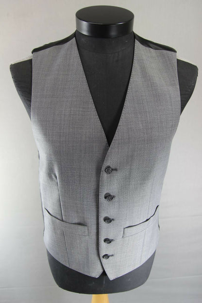 BRAND NEW GARETH SOUTHGATE ENGLAND STYLE WOOL BLEND GREY WAISTCOAT 36 INCH
