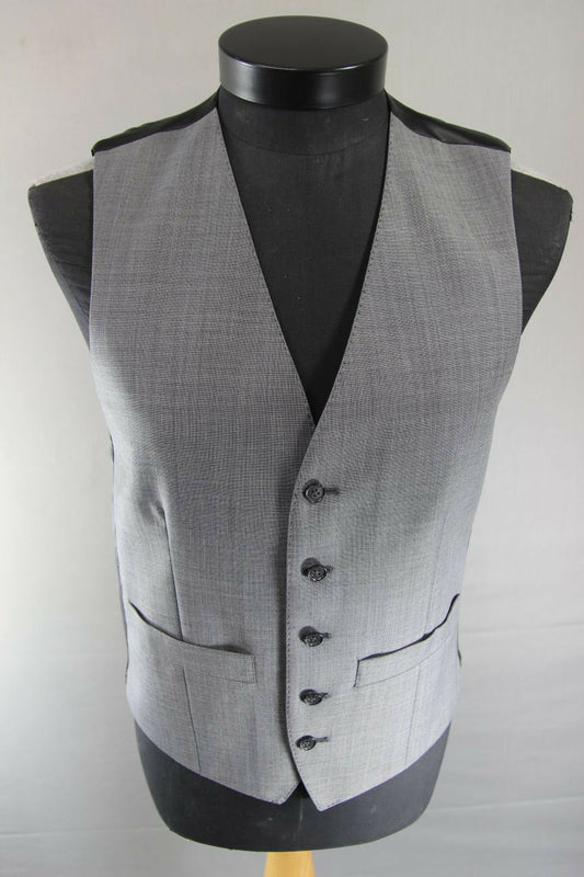 BRAND NEW GARETH SOUTHGATE ENGLAND STYLE WOOL BLEND GREY WAISTCOAT 36 INCH