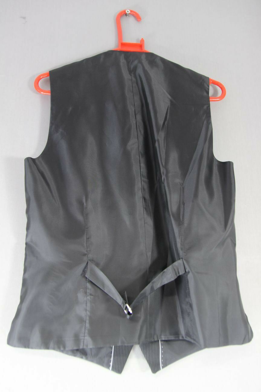 BRAND NEW GARETH SOUTHGATE ENGLAND STYLE BLACK PINSTRIPED WAISTCOAT 34 INCH