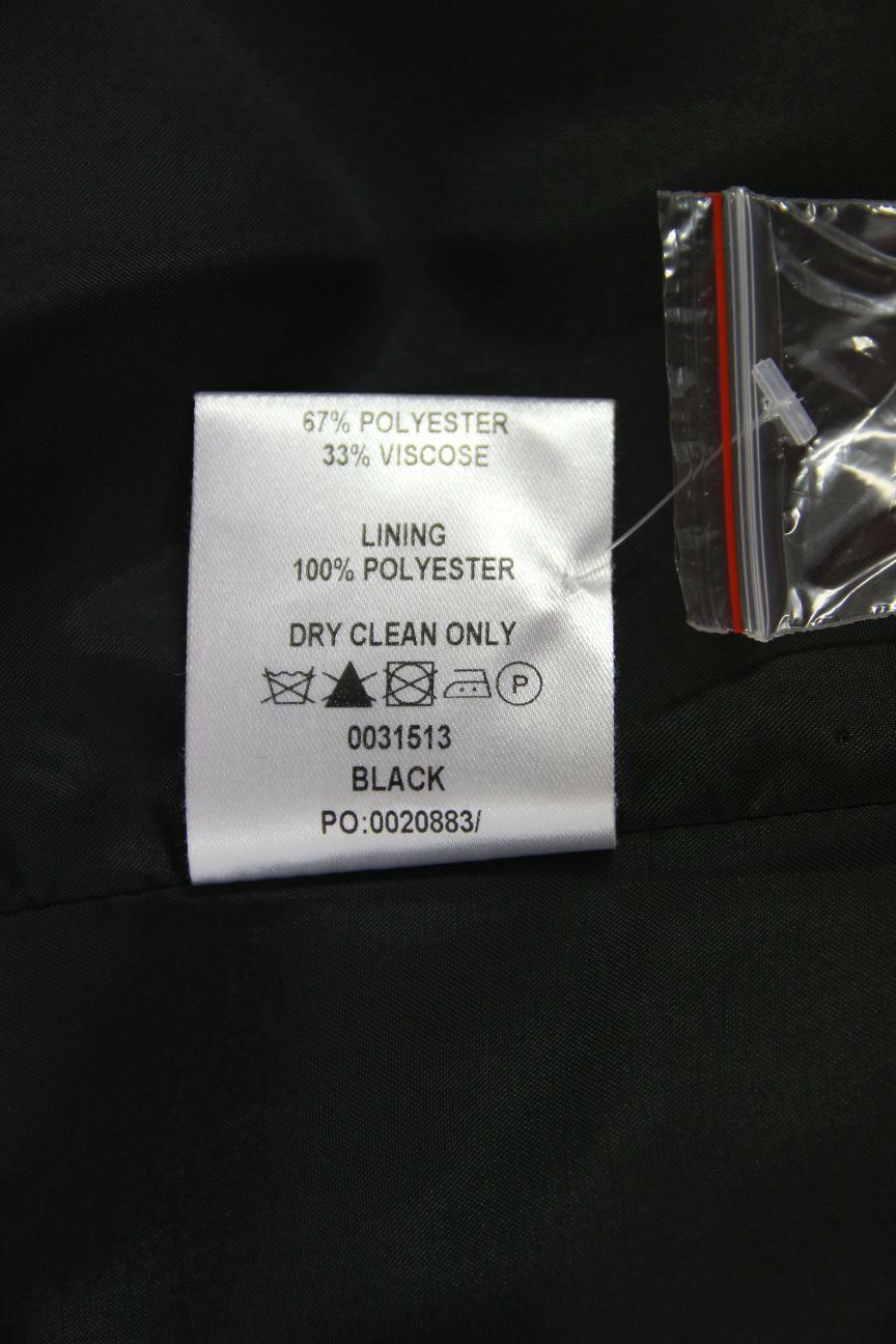 BRAND NEW GARETH SOUTHGATE ENGLAND STYLE BLACK PINSTRIPED WAISTCOAT 34 INCH