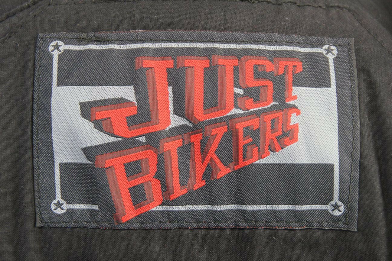 JUST BIKERS THINSULATE 3M THERMAL LINED BLACK LEATHER BIKER JACKET: SIZE 10