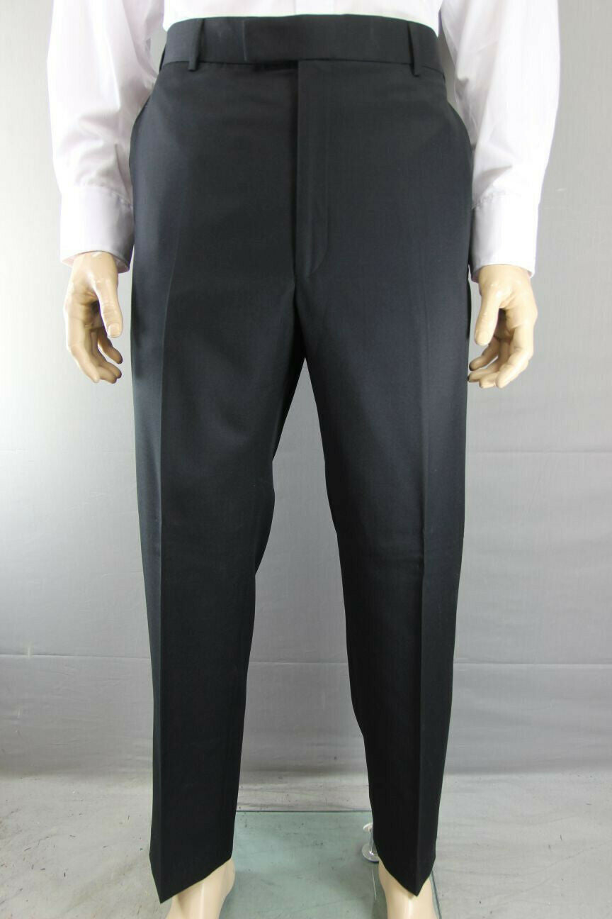 BRAND NEW MEN'S BLACK FORMALWEAR TROUSERS:WAIST 30"(S), 36"(R), 40"(R/L), 46"(S)