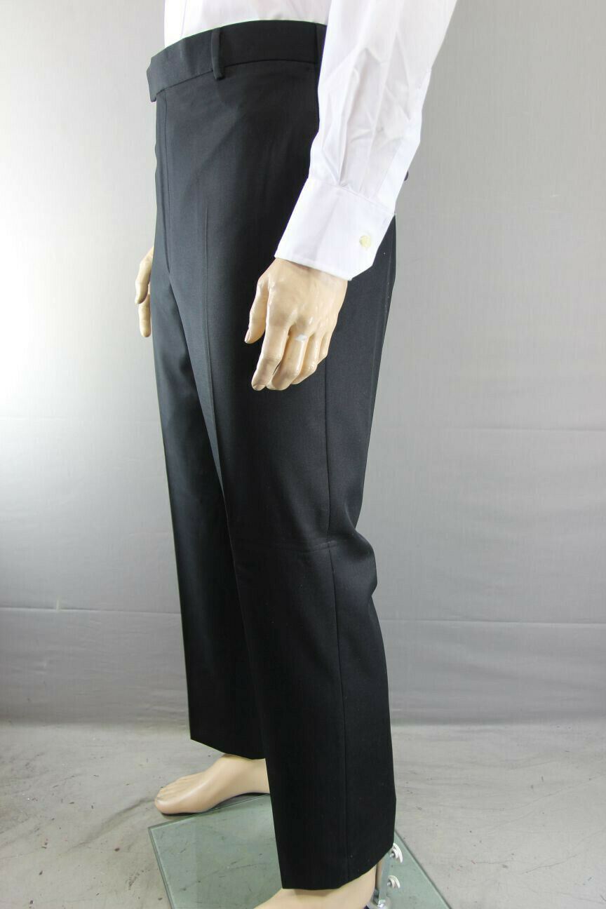 BRAND NEW MEN'S BLACK FORMALWEAR TROUSERS:WAIST 30"(S), 36"(R), 40"(R/L), 46"(S)