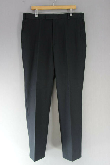 BRAND NEW MEN'S BLACK FORMALWEAR TROUSERS:WAIST 30"(S), 36"(R), 40"(R/L), 46"(S)