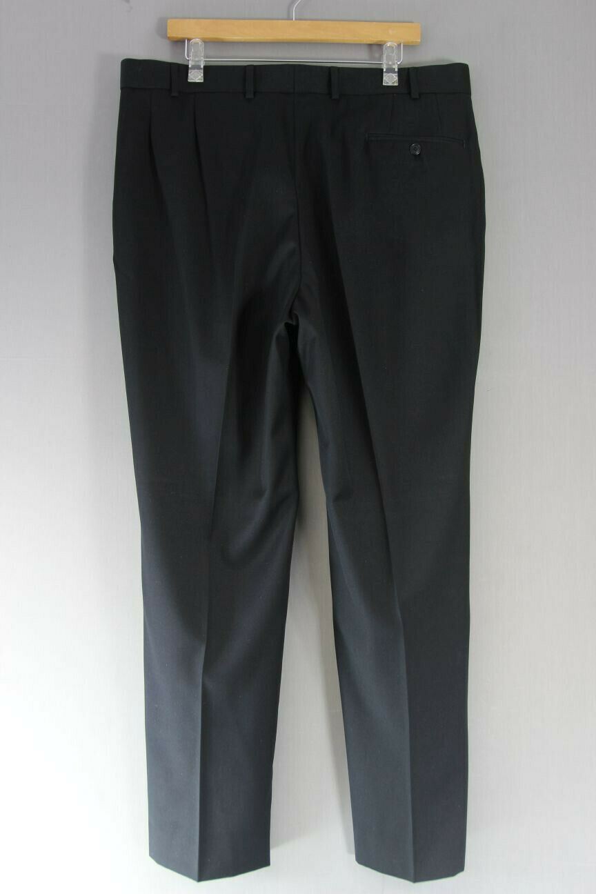 BRAND NEW MEN'S BLACK FORMALWEAR TROUSERS:WAIST 30"(S), 36"(R), 40"(R/L), 46"(S)