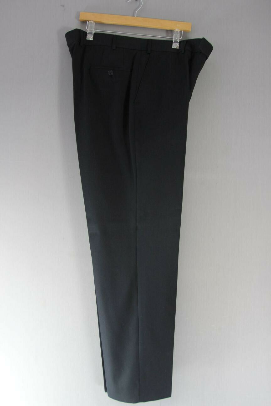 BRAND NEW MEN'S BLACK FORMALWEAR TROUSERS:WAIST 30"(S), 36"(R), 40"(R/L), 46"(S)