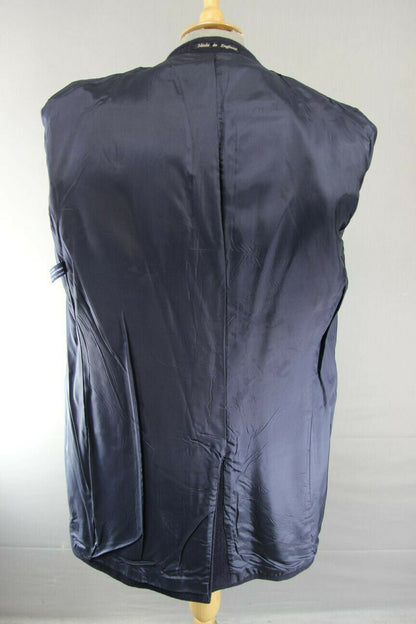 CLASSIC NAVY BLUE C & A WOOL MID LENGTH COAT 42 INCH