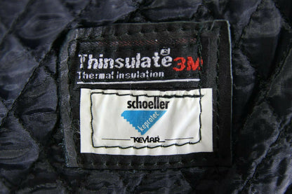 JTS MAGNUM BLACK COWHIDE LEATHER 3M THINSULATE THERMAL LINED BIKER JACKET 38 IN