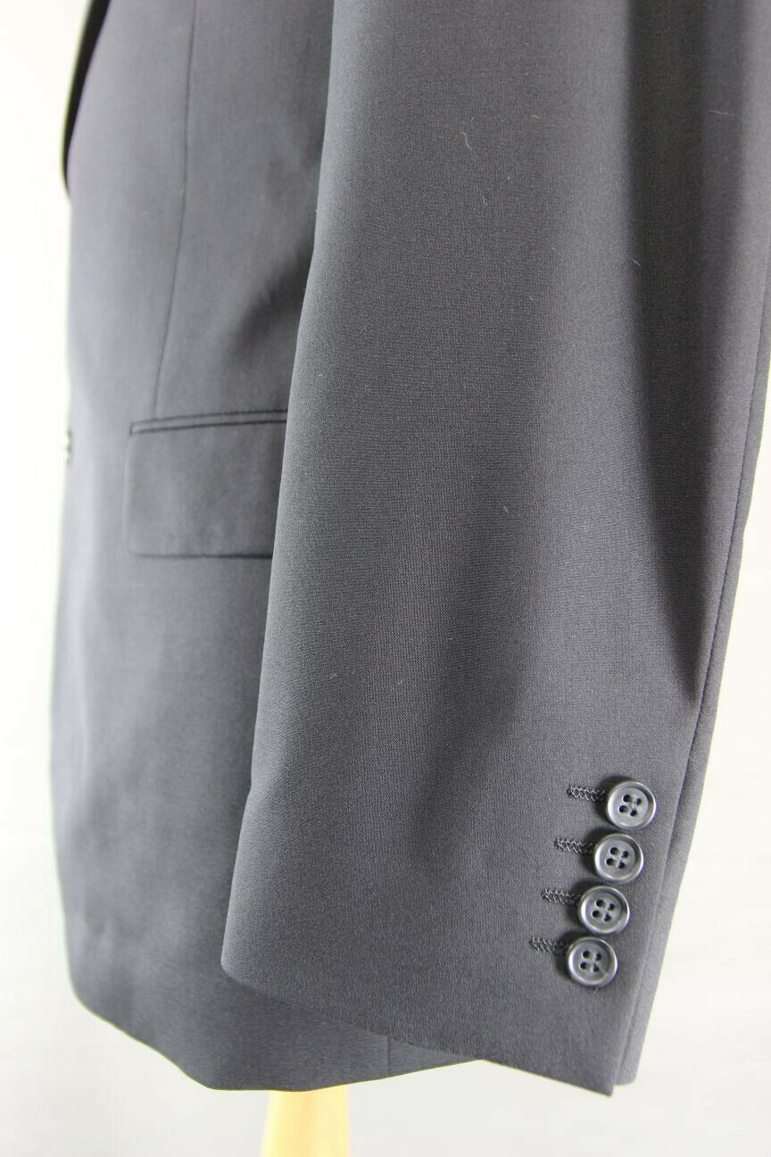 BRAND NEW WOOL RICH BLEND BLACK TRAVEL PLUS JACKET: 40 INCH CHEST (REGULAR FIT)