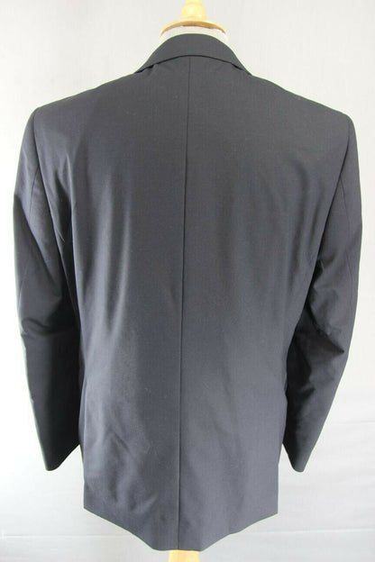 BRAND NEW WOOL RICH BLEND BLACK TRAVEL PLUS JACKET: 40 INCH CHEST (REGULAR FIT)