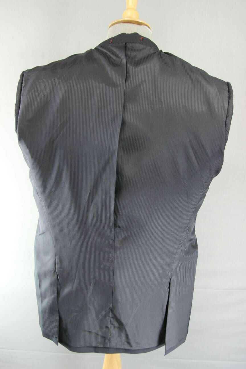 BRAND NEW WOOL RICH BLEND BLACK TRAVEL PLUS JACKET: 40 INCH CHEST (REGULAR FIT)