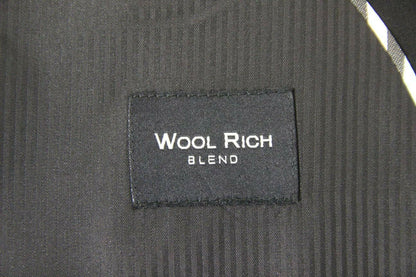 BRAND NEW WOOL RICH BLEND BLACK TRAVEL PLUS JACKET: 40 INCH CHEST (REGULAR FIT)