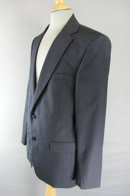 BRAND NEW PURE WOOL BLACK JACKET: 40 INCH CHEST (REGULAR FIT)