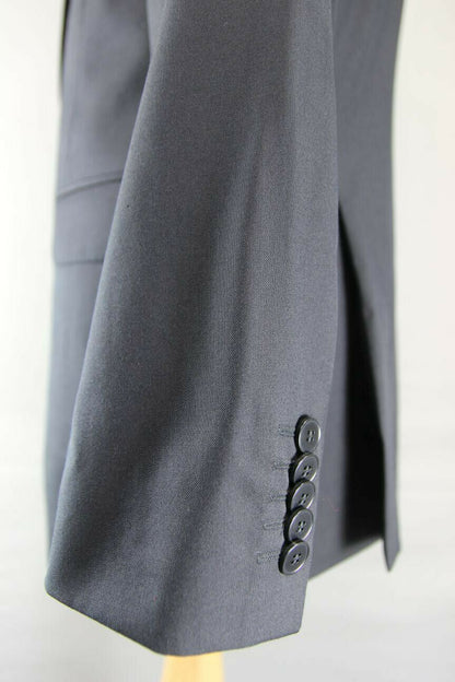 BRAND NEW PURE WOOL BLACK JACKET: 40 INCH CHEST (REGULAR FIT)