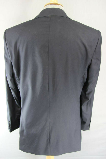 BRAND NEW PURE WOOL BLACK JACKET: 40 INCH CHEST (REGULAR FIT)