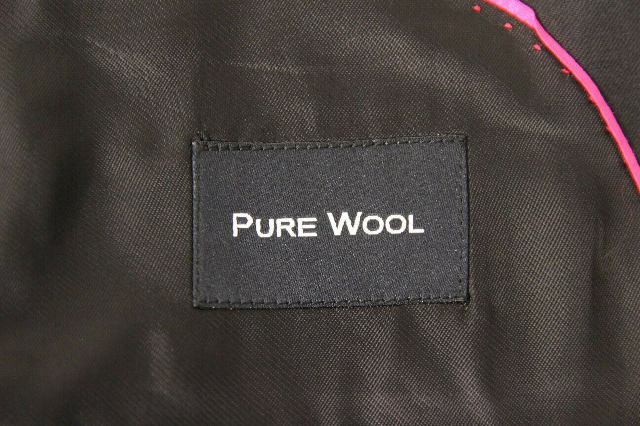 BRAND NEW PURE WOOL BLACK JACKET: 40 INCH CHEST (REGULAR FIT)