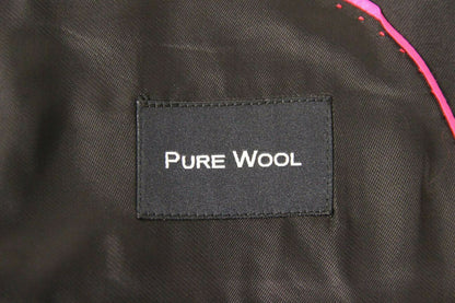 BRAND NEW PURE WOOL BLACK JACKET: 40 INCH CHEST (REGULAR FIT)