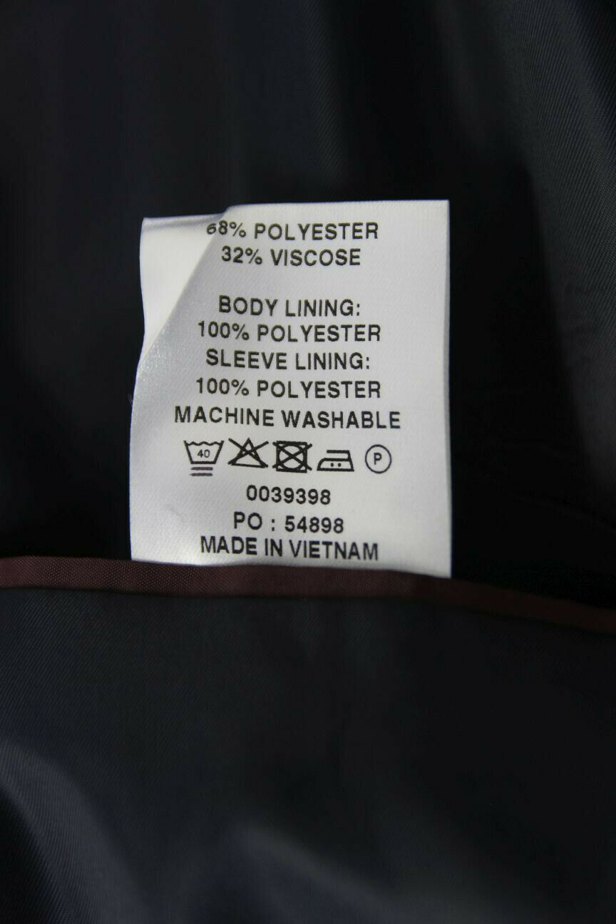 BRAND NEW GREY PINSTRIPED JACKET: 48 INCH CHEST XXL (REGULAR FIT)