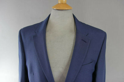 BRAND NEW BLUE JACKET: 38 & 40 INCH CHEST (EXTRA LONG, TAILORED FIT)