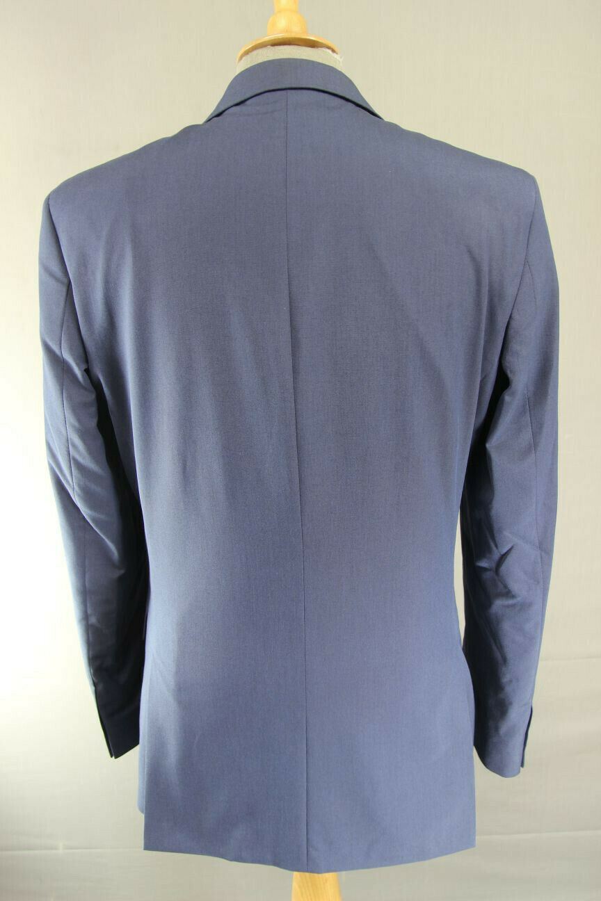 BRAND NEW BLUE JACKET: 38 & 40 INCH CHEST (EXTRA LONG, TAILORED FIT)