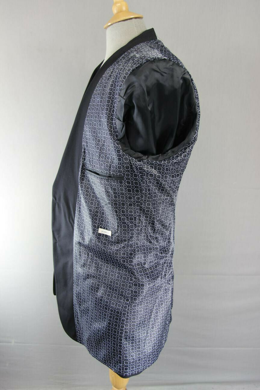 BRAND NEW WOOL RICH BLEND BLACK JACKET: 42 INCH (SHORT OR LONG, TAILORED FIT)